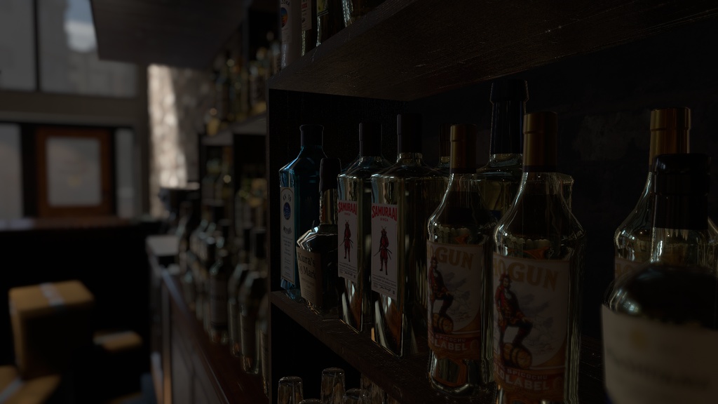 〔VRChat小物販売〕Bar Assets < バーセット >