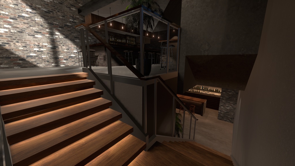 〔VRChatワールド販売〕Bar "SingleMeasure" < 街角のバー >