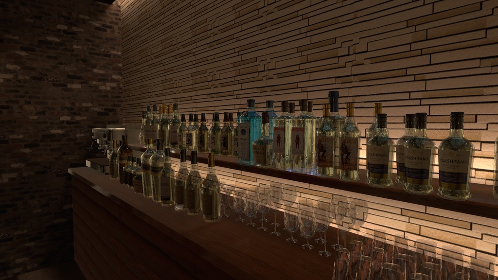 〔VRChatワールド販売〕Bar "SingleMeasure" < 街角のバー >