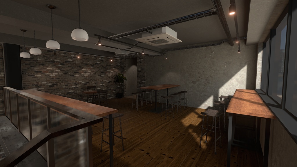 〔VRChatワールド販売〕Bar "SingleMeasure" < 街角のバー >