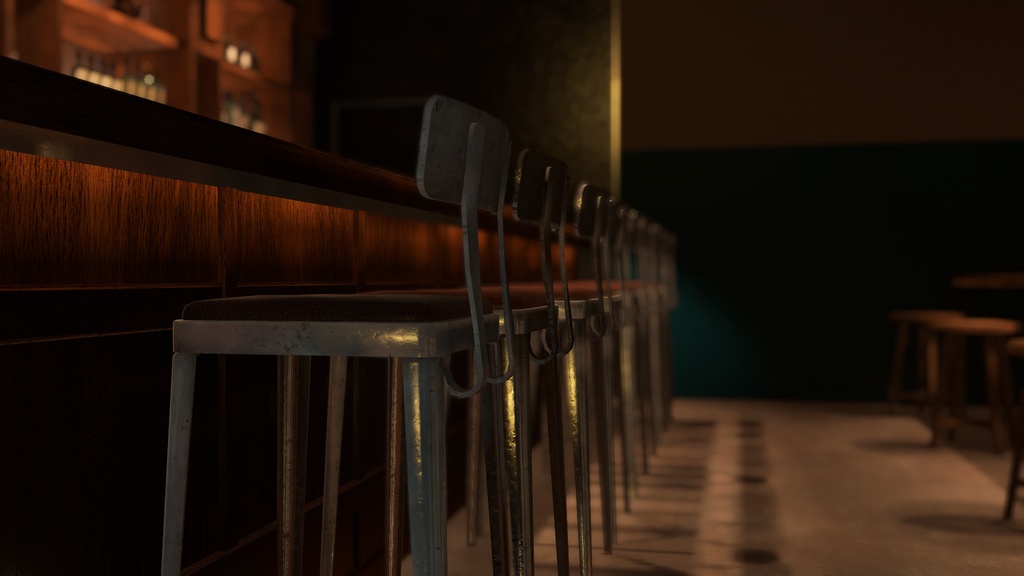 〔VRChatワールド販売〕Bar "AfterGlow" < 街角のバー >