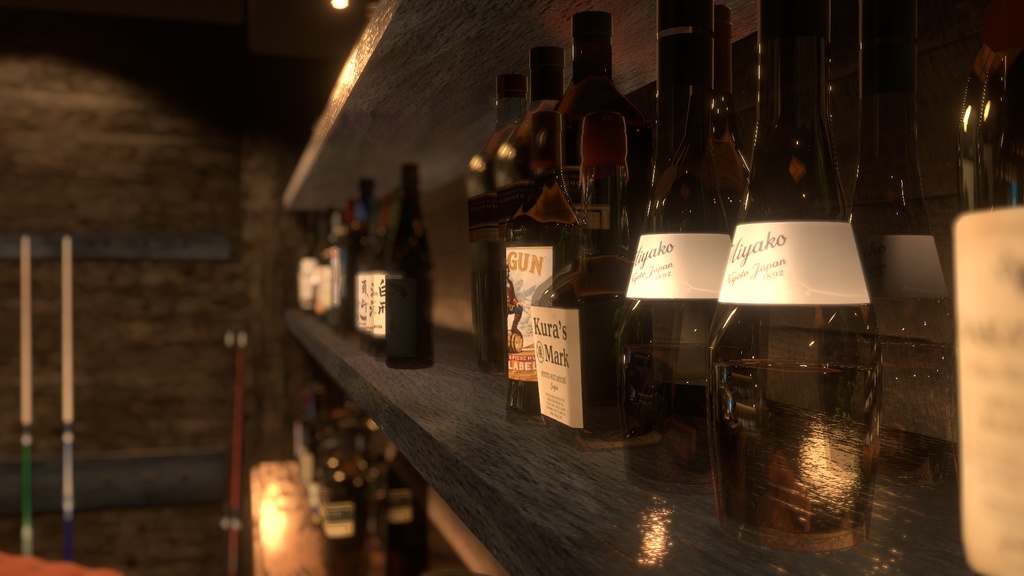 〔VRChatワールド販売〕Bar "Maltage" < 街角のバー >