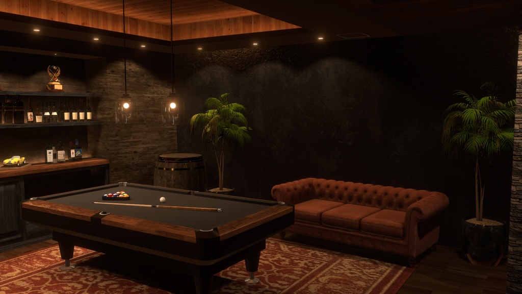 〔VRChatワールド販売〕Bar "Maltage" < 街角のバー >