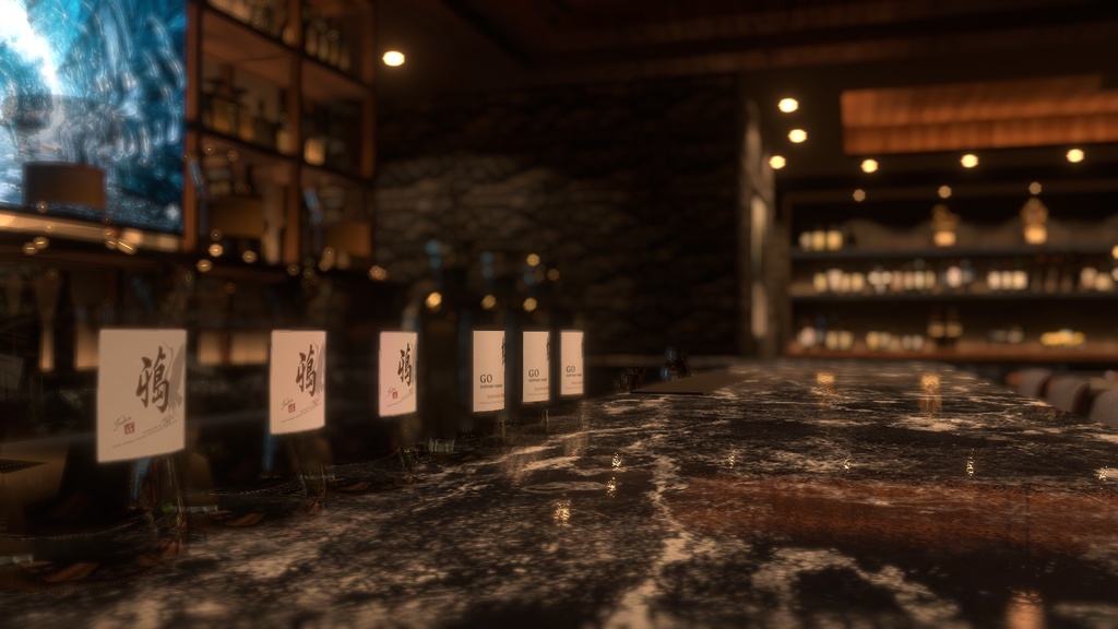 〔VRChatワールド販売〕Bar "Maltage" < 街角のバー >