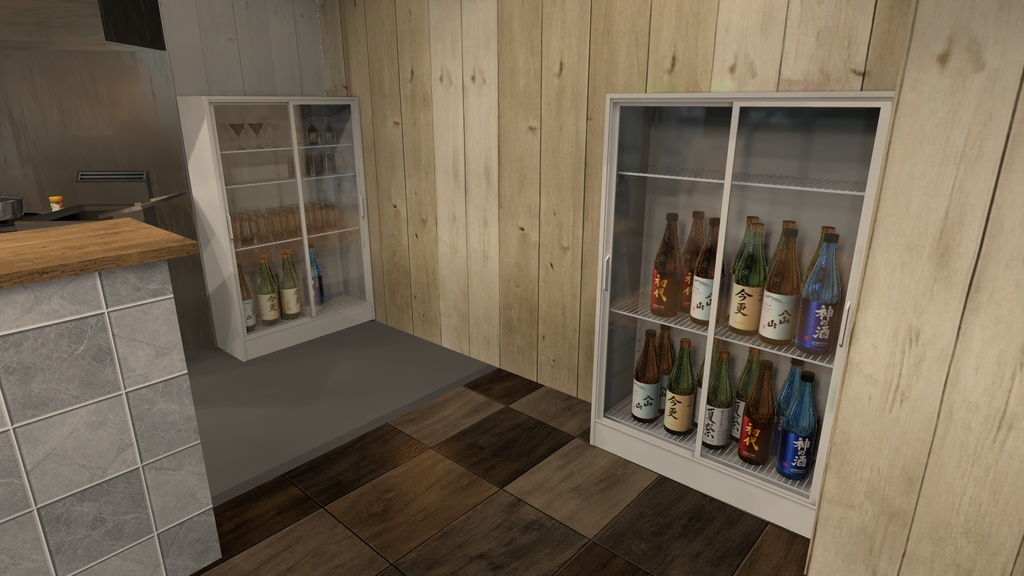 〔VRChatワールド販売〕Bar "YOI-KA" < 街角のバー & Cafe & 居酒屋 >