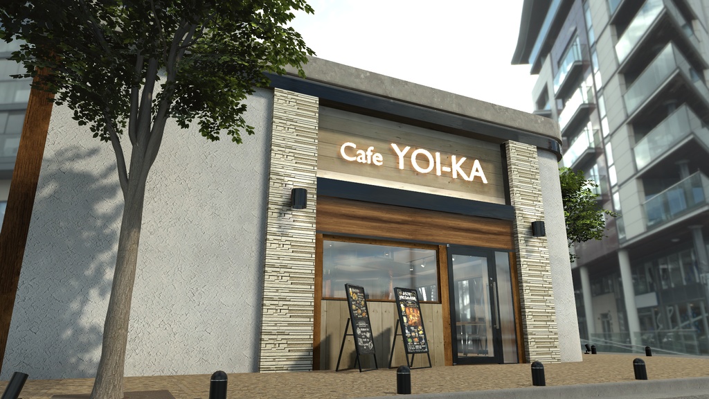 〔VRChatワールド販売〕Bar "YOI-KA" < 街角のバー & Cafe & 居酒屋 >