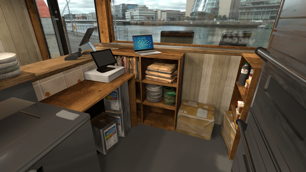 〔VRChatワールド販売〕Bar "YOI-KA" < 街角のバー & Cafe & 居酒屋 >