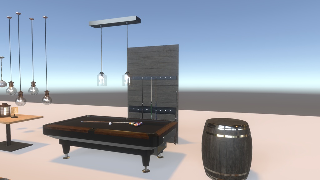 〔VRChatワールドアセット販売〕< バー & Cafe & 居酒屋のアセット >