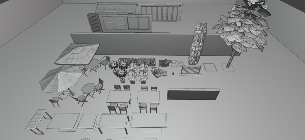 〔VRChatワールドアセット販売〕< バー & Cafe & 居酒屋のアセット >