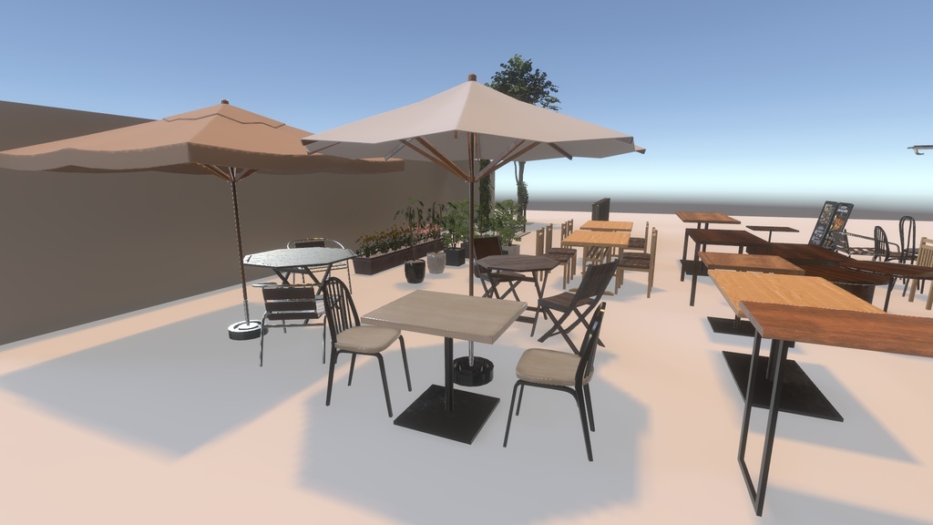 〔VRChatワールドアセット販売〕< バー & Cafe & 居酒屋のアセット >