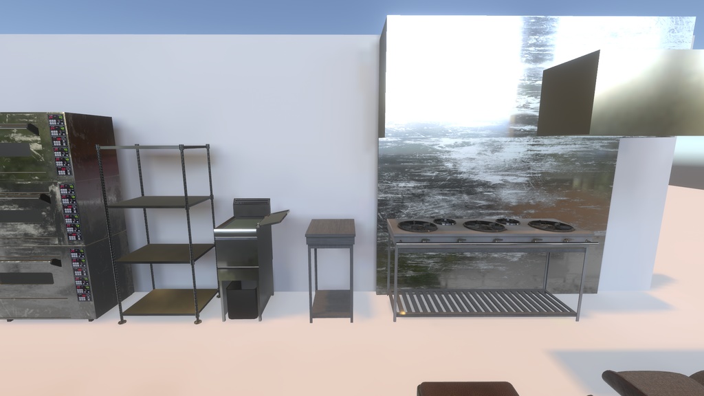 〔VRChatワールドアセット販売〕< バー & Cafe & 居酒屋のアセット >