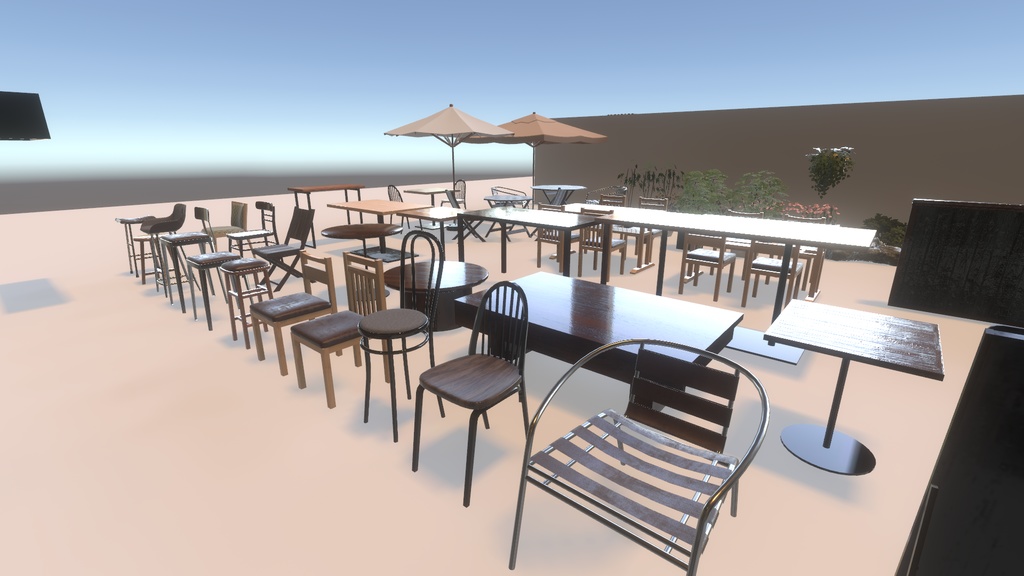 〔VRChatワールドアセット販売〕< バー & Cafe & 居酒屋のアセット >