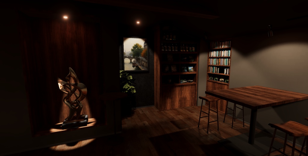 〔VRChatワールド販売〕Bar "Oakveil" < 街角のバー >