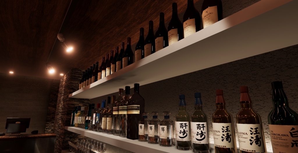 〔VRChatワールド販売〕Bar "Oakveil" < 街角のバー >