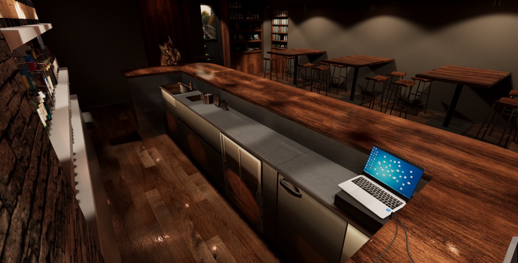 〔VRChatワールド販売〕Bar "Oakveil" < 街角のバー >