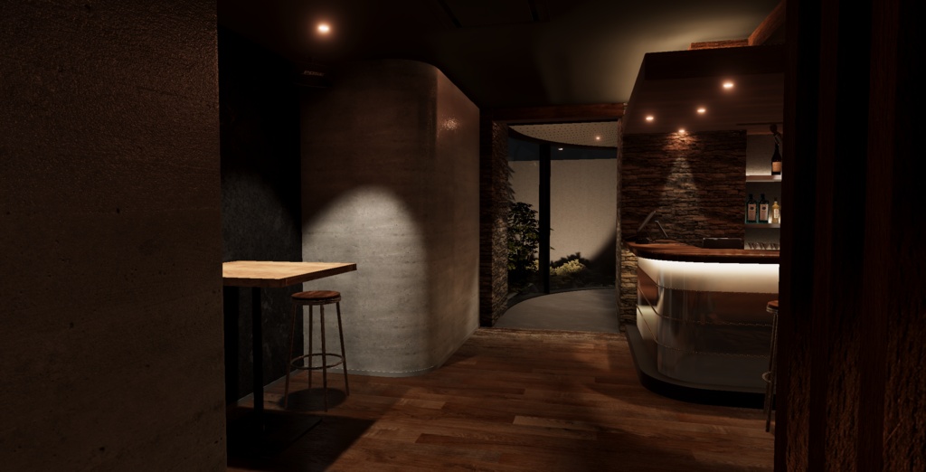 〔VRChatワールド販売〕Bar "Oakveil" < 街角のバー >