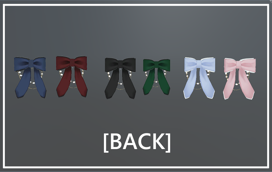 [VRC想定] Lace ribbon (レースリボン) + Renewal - Violet - BOOTH