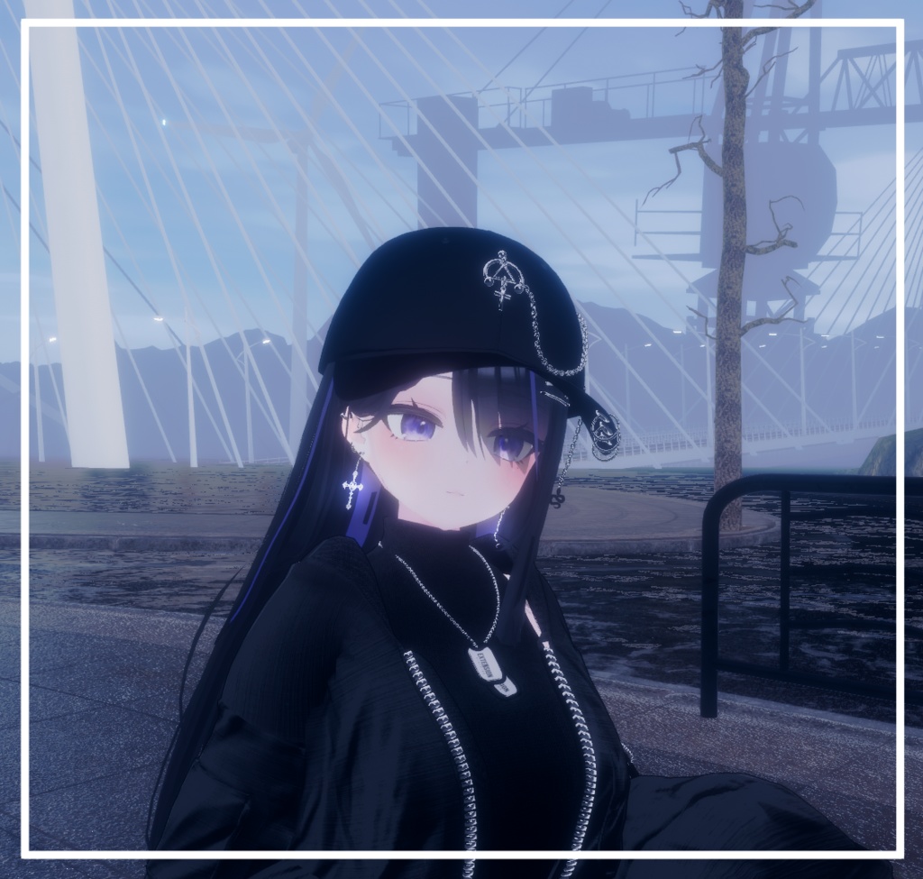 Cross Drop Earring / 十字架イヤリング