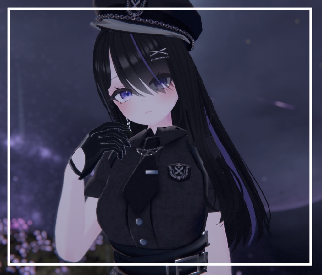 Cross Drop Earring / 十字架イヤリング