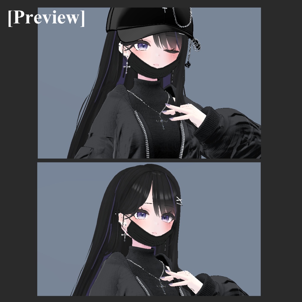 Cross Necklace / 十字架の首飾り