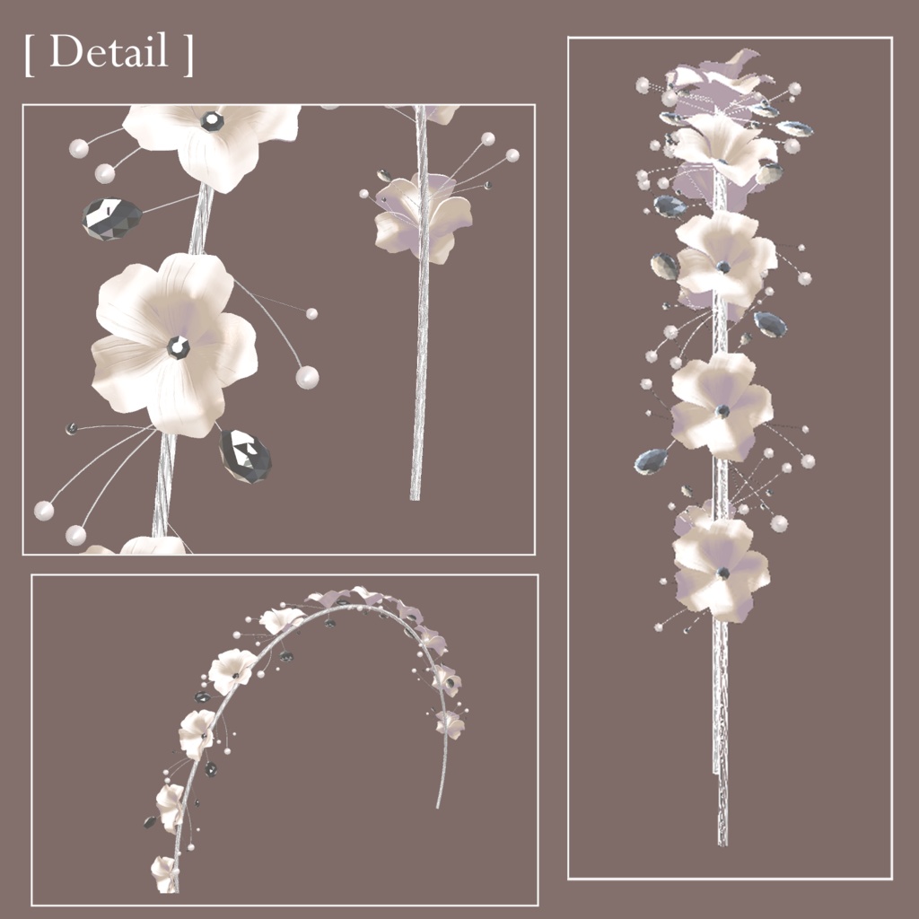 Romantic Floral Tiara