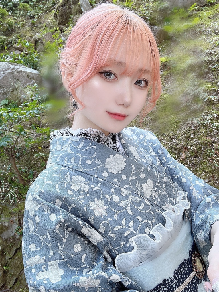 着物チェキ〜💠💠　
