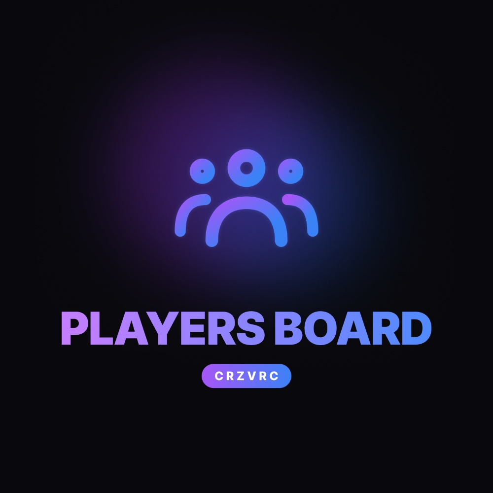VRC プレイヤーボード (VRC Players Board)