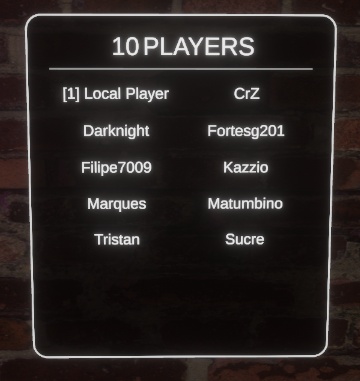 VRC プレイヤーボード (VRC Players Board)