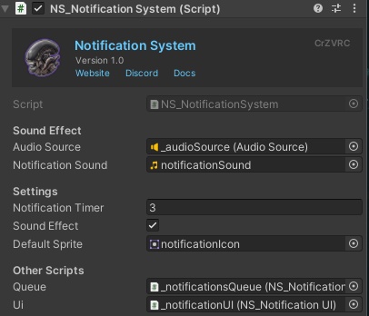 VRC 通知システム (VRC Notification System)