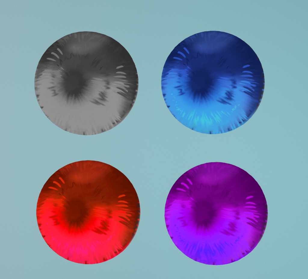 狛乃(Komano) flower petals eyes pack