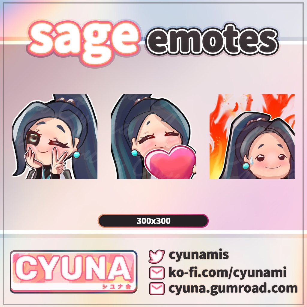 Sage (Valorant) Emotes Pack