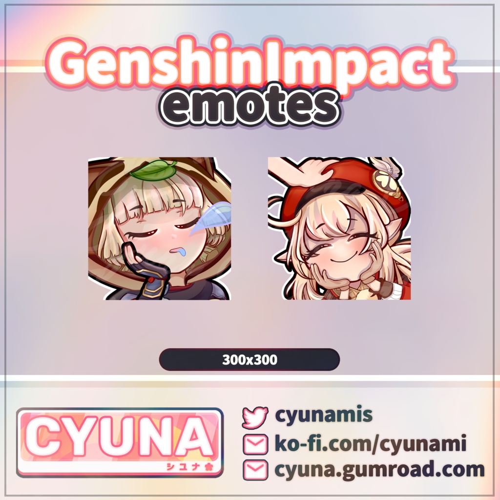 Sayu & Klee (Genshin Impact) Emotes