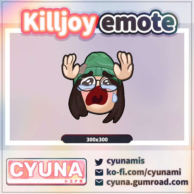 「キルジョイ（バロラント）アニメーション付きエモート」Killjoy (Valorant) Animated Emote