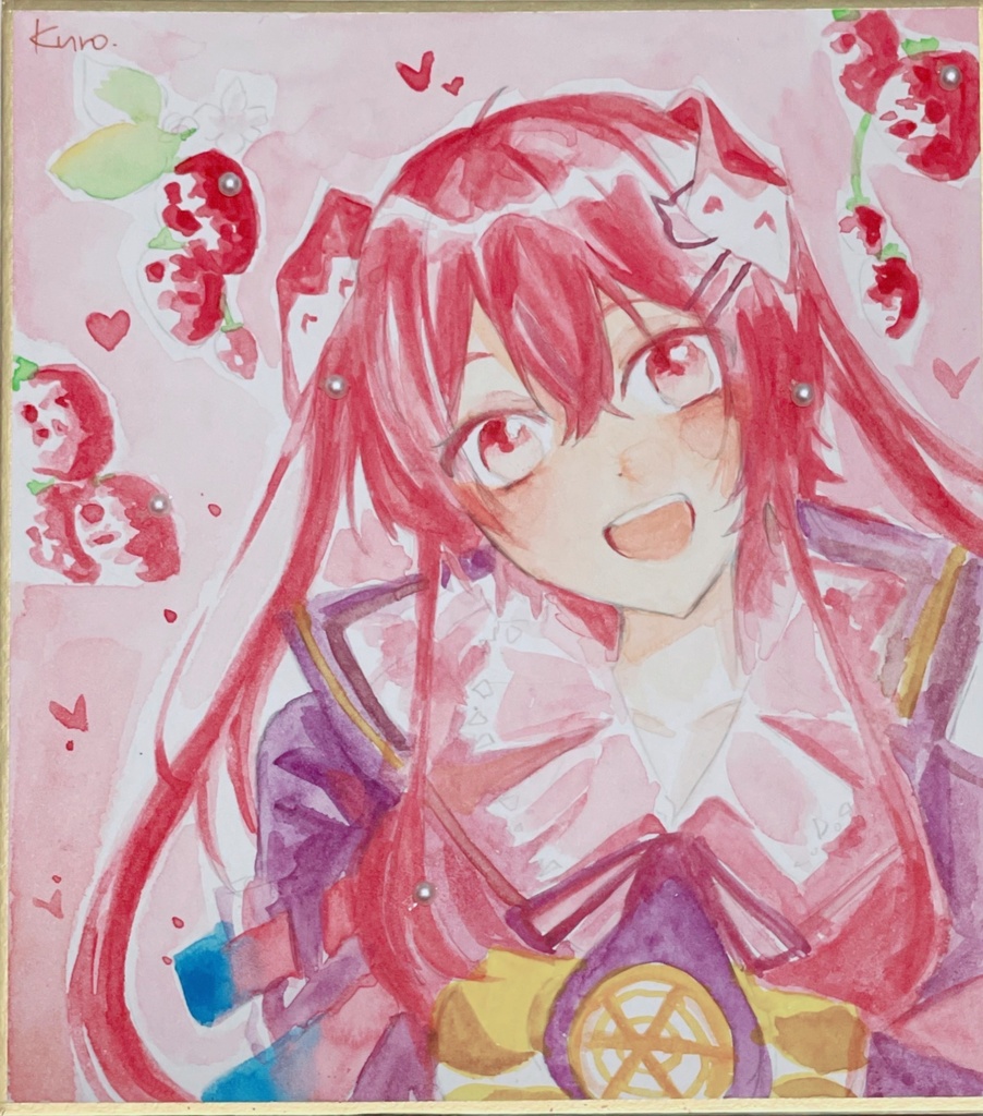 天ヶ瀬むゆ/水彩色紙