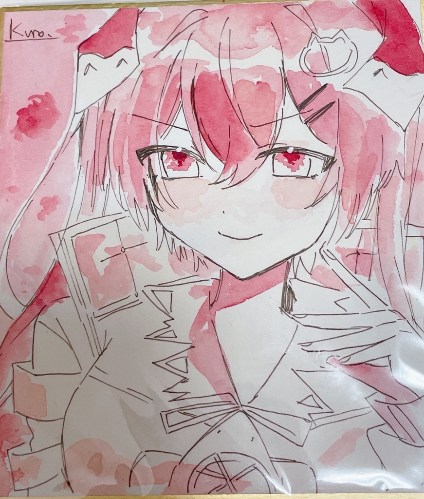 天ヶ瀬むゆ 水彩色紙