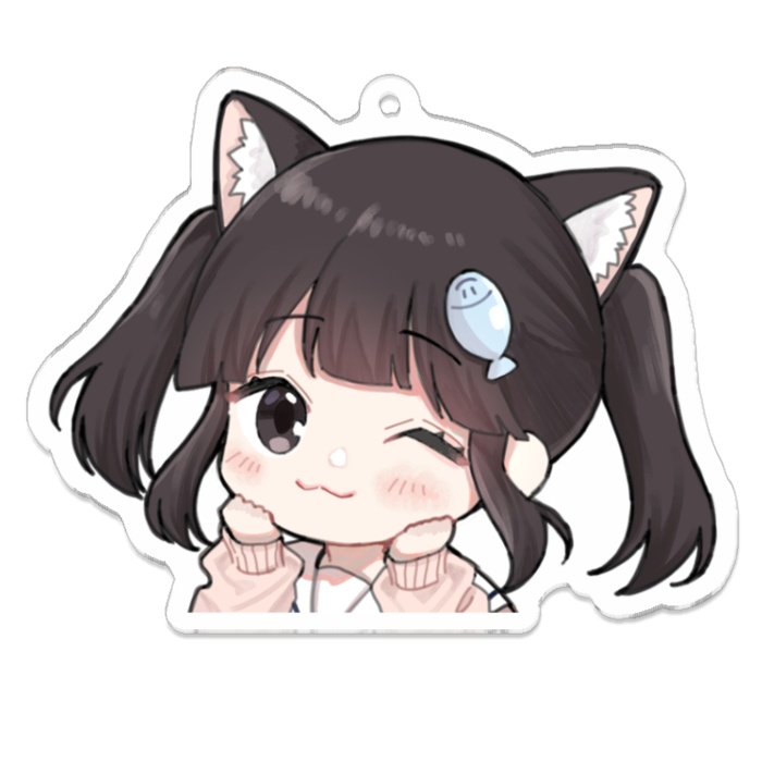 《アクキー》ひらめのアクリルキーホルダー セット売りやサイン付きも!🈶【受注生産】