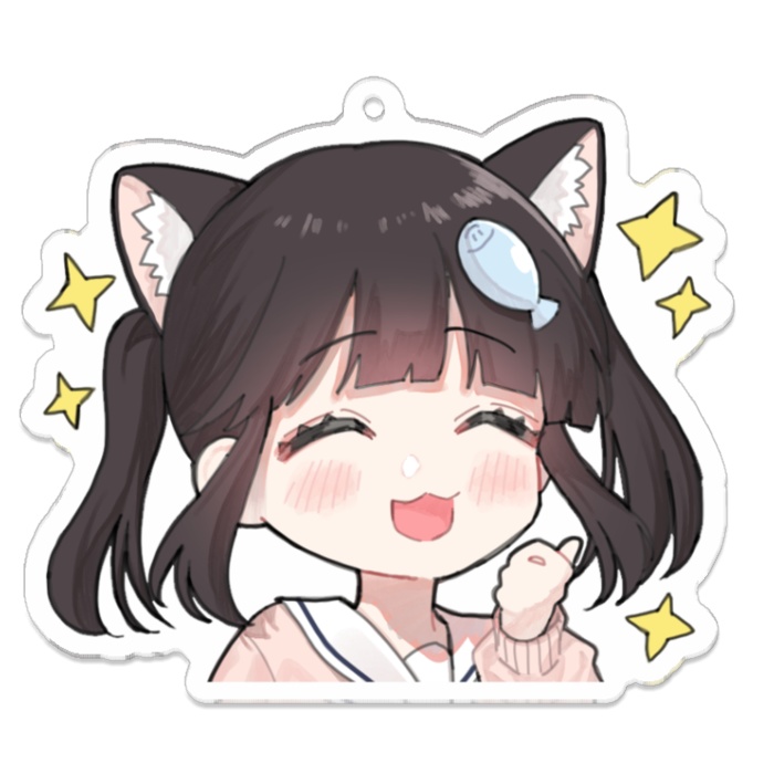 《アクキー》ひらめのアクリルキーホルダー セット売りやサイン付きも!🈶【受注生産】