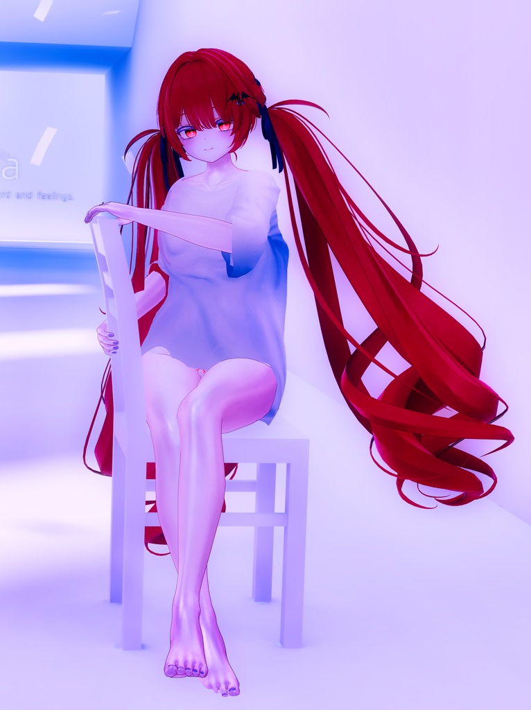 スケスケブカブカTシャツ With.絆創膏