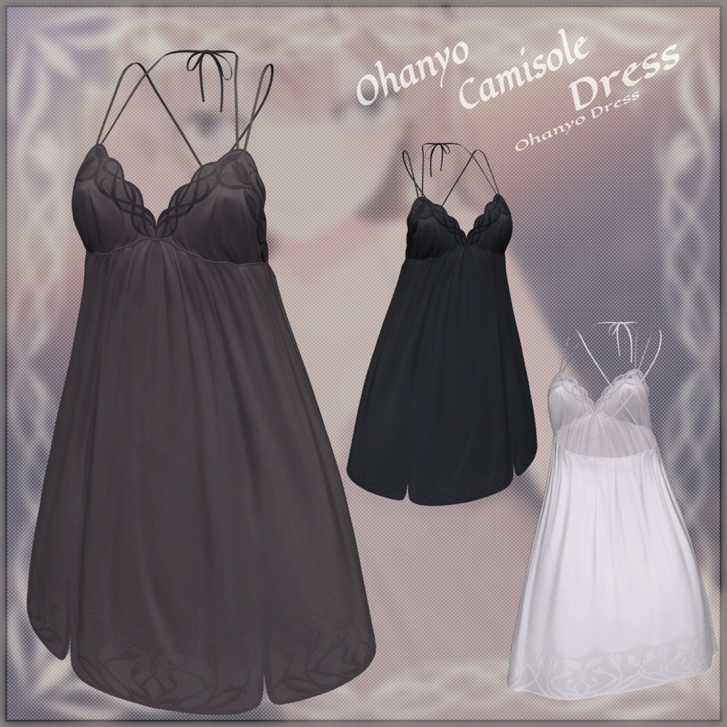 【15-Avatars】OhanyoDress-おはにょキャミワンピース【しなのショコラミルティナミルフィエク対応】