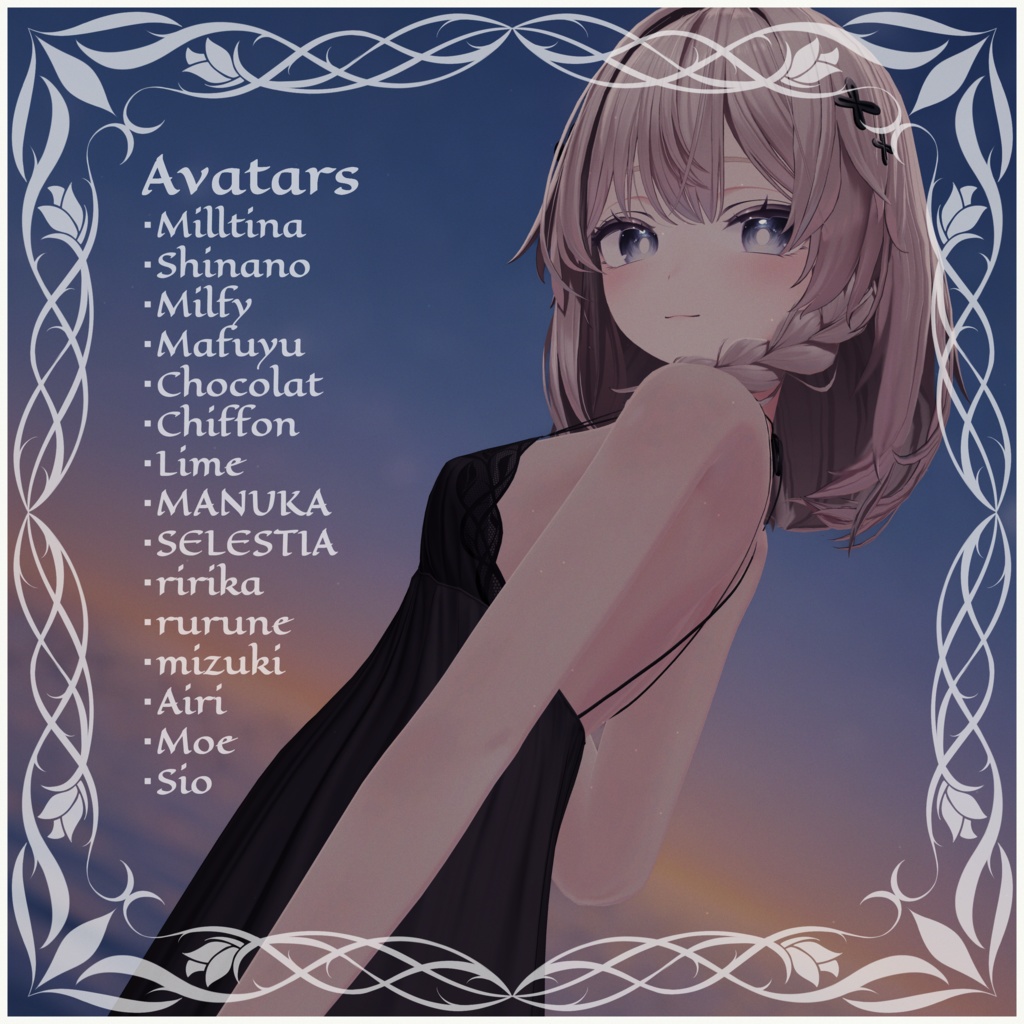 【15-Avatars】OhanyoDress-おはにょキャミワンピース【しなのショコラミルティナミルフィエク対応】
