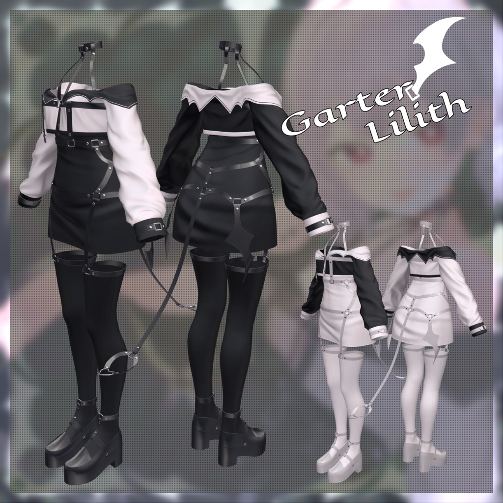 【13-Avatars】☆発売記念セール開催中☆ガーターリリス‐Garter Lilith【しなのショコラミルティナミルフィエク真央対応】