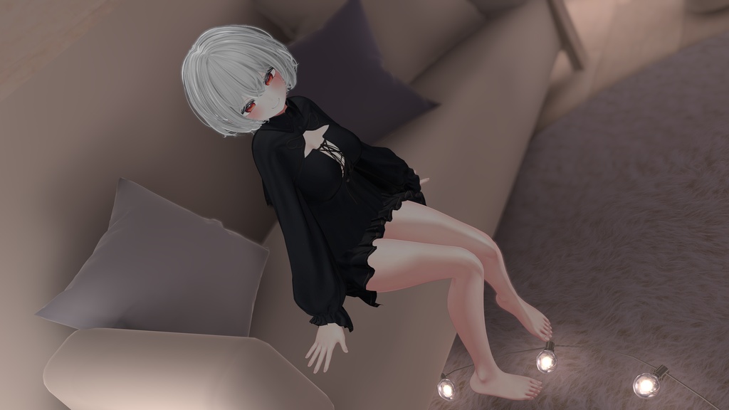 【14-Avatars】Luminous flare dress-ルミナスフレアワンピース【しなのショコラミルティナエク対応】