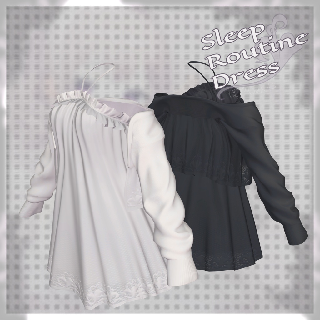 【19-Avatars】☆発売記念セール開催中☆Sleep Routine Dress-ぽやしみルーティンワンピース【しなのラムネミルティナプラム対応】