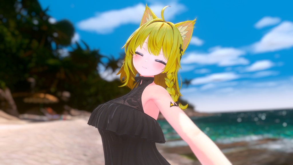【19-Avatars】☆発売記念セール開催中☆Sleep Summer Dress-ぽやしみサマーワンピース【しなの海咲ラムネまよ対応】