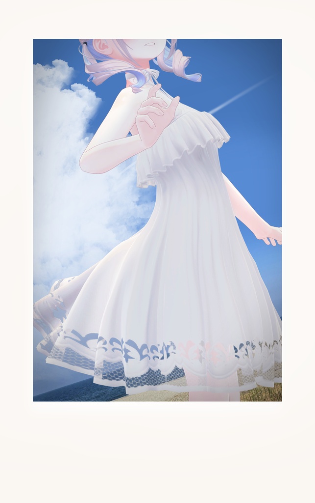 【19-Avatars】☆発売記念セール開催中☆Sleep Summer Dress-ぽやしみサマーワンピース【しなの海咲ラムネまよ対応】