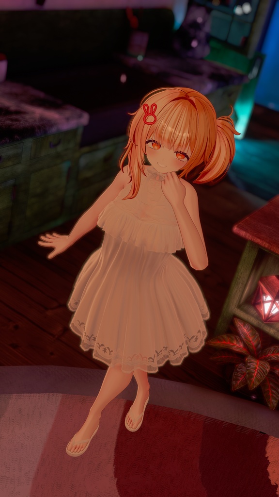 【19-Avatars】☆発売記念セール開催中☆Sleep Summer Dress-ぽやしみサマーワンピース【しなの海咲ラムネまよ対応】