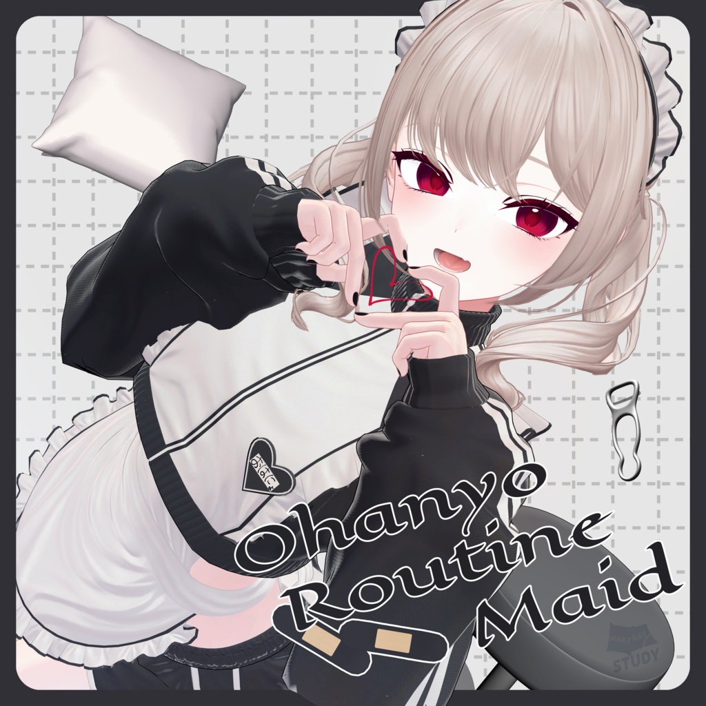 【20-Avatars】☆発売記念セール開催中☆Ohanyo Routine Maid-おはにょルーティンメイド【しなの輝夜ラムネまよ対応】
