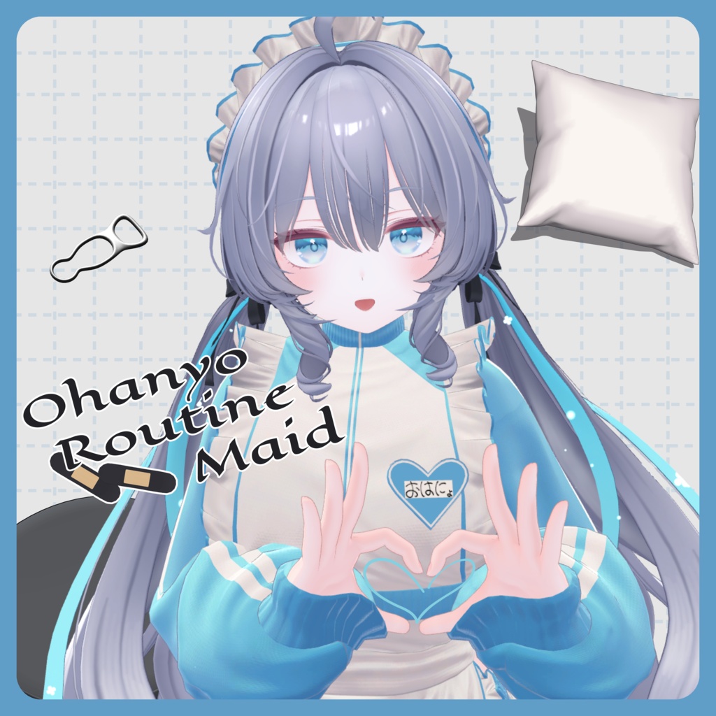 【20-Avatars】☆発売記念セール開催中☆Ohanyo Routine Maid-おはにょルーティンメイド【しなの輝夜ラムネまよ対応】