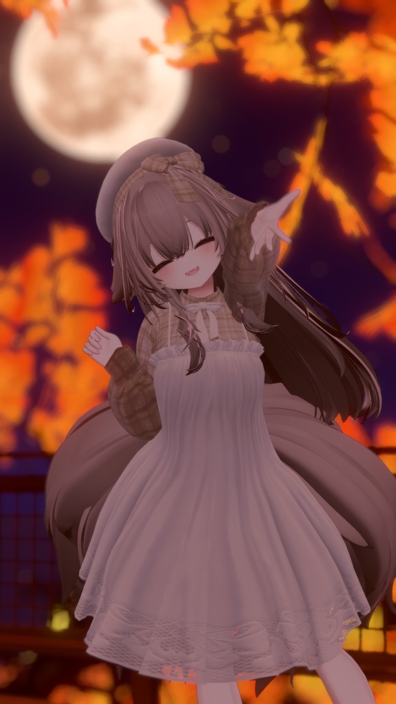 【20-Avatars】☆発売記念セール開催中☆Sleep Layered Dress-ぽやしみレイヤードワンピース【しなの輝夜ラムネまよ対応】