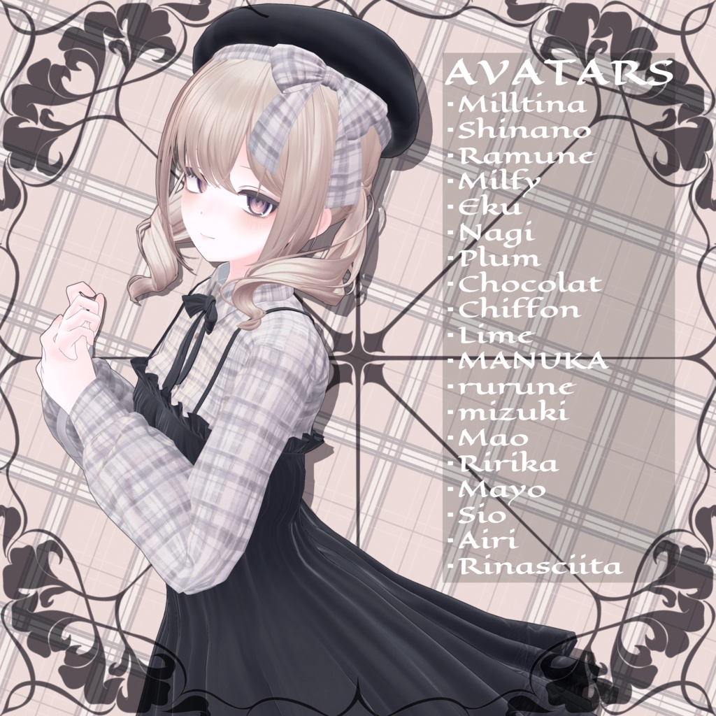 【20-Avatars】☆発売記念セール開催中☆Sleep Layered Dress-ぽやしみレイヤードワンピース【しなの輝夜ラムネまよ対応】